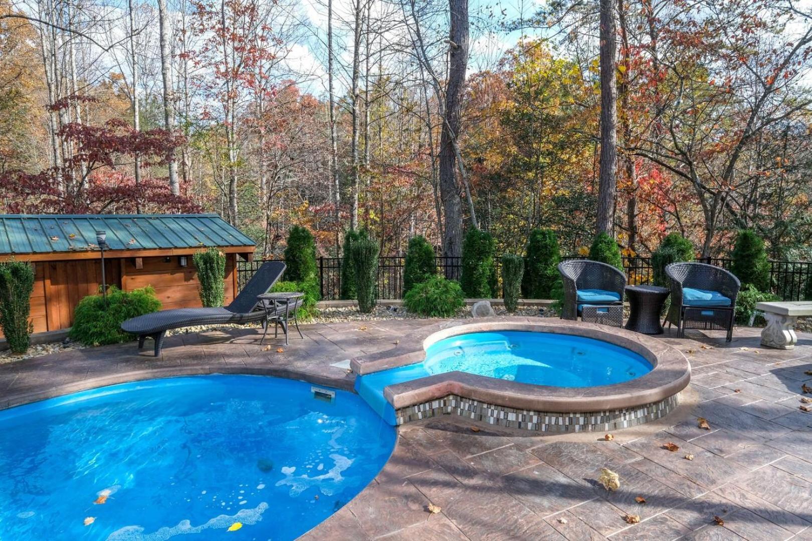 Pitter Patter Swimming Pool Ht Near D'Town Villa Gatlinburg Exterior photo